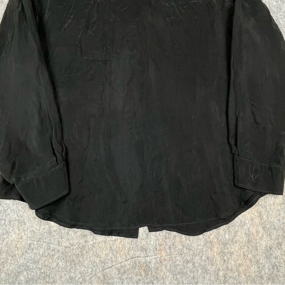 Vtg Longhorn Niver Western Wear Rhinestone Etched Buttons Western Chic Shirt 2XL - Picture 10 of 15